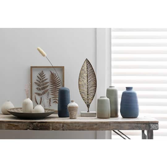 Hello Honey® White Stoneware Vases with Textured Black Polka Dots Set